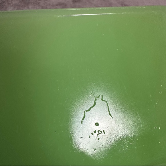 VINTAGE Jadeite Refrigerator Dish with Glass Lid - Picture 13 of 16